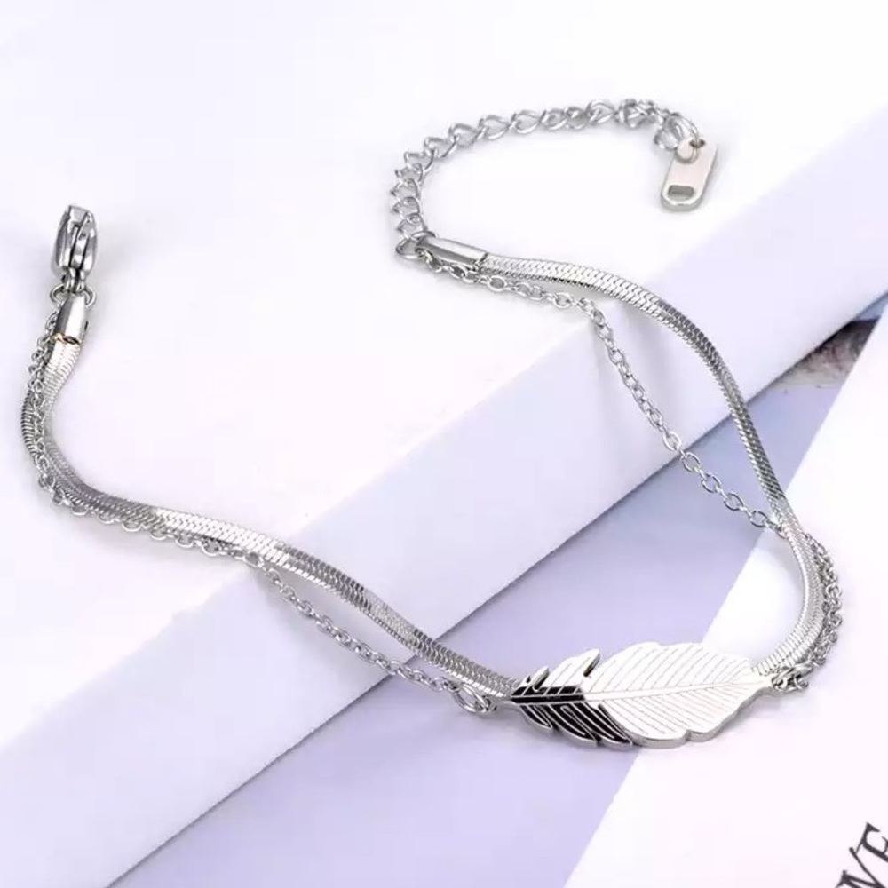 Women Stainless Steel Snake Chain Bracelet - Picture 4 of 6